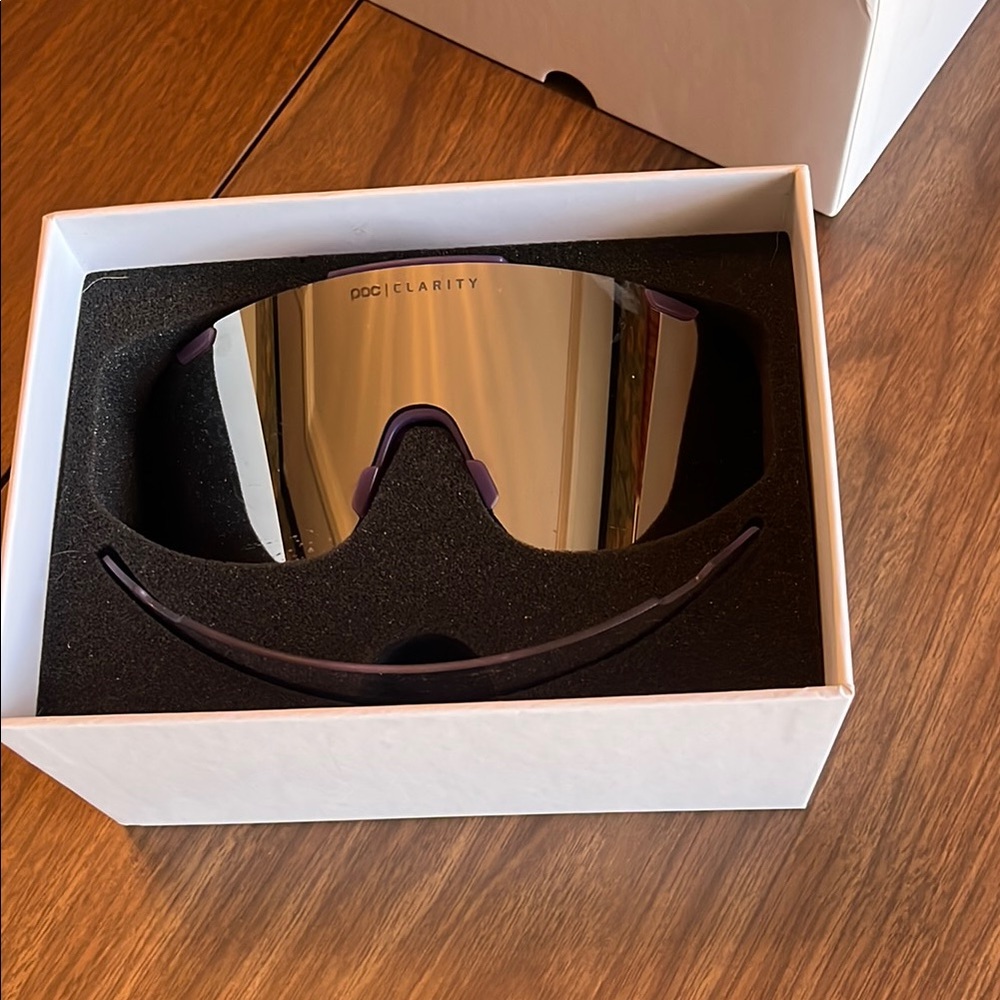 Purple Cycling POC glasses